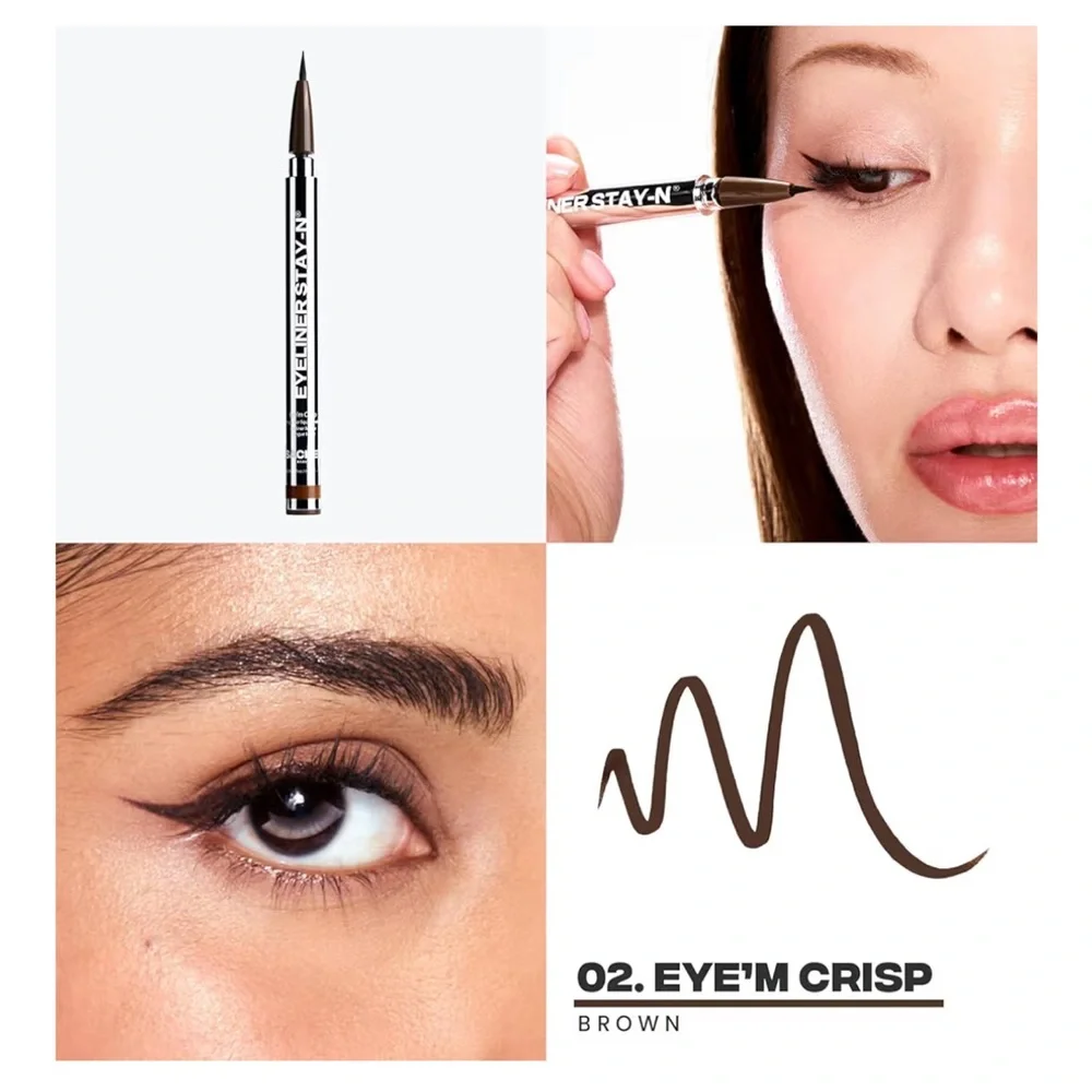 New, Sealed Sacheu Peel Off Lip Liner STAY-N & Sacheu Liquid Eyeliner STAY-N